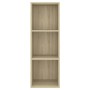 Oak plywood TV wall cabinet 37x37x72 cm by vidaXL, TV Furniture - Ref: Foro24-805483, Price: 48,21 €, Discount: %