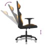 Gaming-Stuhl aus schwarzem und orangefarbenem Stoff von vidaXL, Gaming-Stühle - Ref: Foro24-3143737, Preis: 124,78 €, Rabatt: %