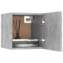 Mueble de salón de pared gris hormigón 30,5x30x30 cm de vidaXL, Muebles TV - Ref: Foro24-804493, Precio: 31,99 €, Descuento: %