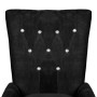 Sillón de terciopelo negro de vidaXL, Sillas de comedor - Ref: Foro24-240653, Precio: 187,82 €, Descuento: %