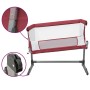 Crib with red linen fabric mattress by vidaXL, Cribs and beds for children - Ref: Foro24-10299, Price: 78,99 €, Discount: %