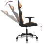 Silla gaming tela negro y naranja de vidaXL, Sillones para videojuegos - Ref: Foro24-3143716, Precio: 118,79 €, Descuento: %