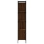 Estantería con puerta madera marrón roble 44,5x30x154,5 cm de vidaXL, Librerías y estanterías - Ref: Foro24-833357, Precio: 6...