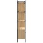 Shelving unit with Sonoma oak wood doors 76.5x30x154.5 cm by vidaXL, Bookcases and shelves - Ref: Foro24-833349, Price: 108,4...