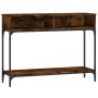 Mesa consola madera de ingeniería roble ahumado 100x30,5x75 cm de vidaXL, Mesas auxiliares - Ref: Foro24-833390, Precio: 56,9...