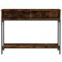 Mesa consola madera de ingeniería roble ahumado 100x30,5x75 cm de vidaXL, Mesas auxiliares - Ref: Foro24-833390, Precio: 56,9...