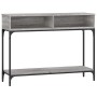 Mesa consola madera de ingeniería gris Sonoma 100x30,5x75 cm de vidaXL, Mesas auxiliares - Ref: Foro24-833391, Precio: 59,04 ...