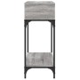 Mesa consola madera de ingeniería gris Sonoma 100x30,5x75 cm de vidaXL, Mesas auxiliares - Ref: Foro24-833391, Precio: 59,04 ...