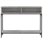 Mesa consola madera de ingeniería gris Sonoma 100x30,5x75 cm de vidaXL, Mesas auxiliares - Ref: Foro24-833391, Precio: 63,99 ...