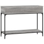 Mesa consola madera de ingeniería gris Sonoma 100x34,5x75 cm de vidaXL, Mesas auxiliares - Ref: Foro24-833396, Precio: 76,50 ...