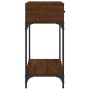 Oak brown engineered wood console table 100x34.5x75 cm by vidaXL, Side tables - Ref: Foro24-833397, Price: 82,89 €, Discount: %