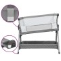 Cuna con colchón tela de lino gris claro de vidaXL, Cunas y camas para niños - Ref: Foro24-10289, Precio: 125,44 €, Descuento: %