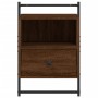 Wall-mounted bedside tables 2 units brown oak 40x30x61 cm by vidaXL, Nightstands - Ref: Foro24-833442, Price: 48,47 €, Discou...