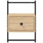 Sonoma oak wall bedside table 35x30x51 cm by vidaXL, Nightstands - Ref: Foro24-833445, Price: 38,99 €, Discount: %