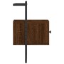 Wall bedside tables 2 units oak brown 35x30x51 cm by vidaXL, Nightstands - Ref: Foro24-833452, Price: 47,02 €, Discount: %