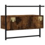 Smoked oak wall TV cabinet 60.5x30x51 cm by vidaXL, TV Furniture - Ref: Foro24-833455, Price: 27,73 €, Discount: %