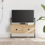 Wall-mounted TV unit made of Sonoma oak engineered wood, measuring 60.5x30x51 cm. by vidaXL, TV Furniture - Ref: Foro24-83345...