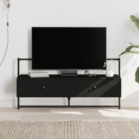 Mueble de TV de pared madera ingeniería negro 100,5x30x51 cm de vidaXL, Muebles TV - Ref: Foro24-833458, Precio: 36,58 €, Des...