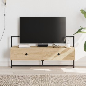 Sonoma oak engineered wood wall TV cabinet 100.5x30x51cm by vidaXL, TV Furniture - Ref: Foro24-833459, Price: 48,97 €, Discou...