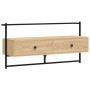 Mueble TV de pared madera ingeniería roble Sonoma 100,5x30x51cm de vidaXL, Muebles TV - Ref: Foro24-833459, Precio: 48,04 €, ...