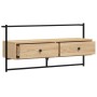 Mueble TV de pared madera ingeniería roble Sonoma 100,5x30x51cm de vidaXL, Muebles TV - Ref: Foro24-833459, Precio: 48,04 €, ...