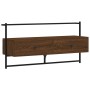 Oak brown engineered wood wall TV cabinet 100.5x30x51cm by vidaXL, TV Furniture - Ref: Foro24-833462, Price: 49,45 €, Discoun...