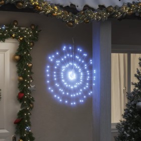 Stern-Weihnachtslichter 4 Stück 140 LED kaltweiß 17 cm von vidaXL, Weihnachtsbeleuchtung - Ref: Foro24-356222, Preis: 31,99 €...