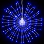 Luces de Navidad de estrellas 4 uds 140 LED azul 17 cm de vidaXL, Luces de Navidad - Ref: Foro24-356224, Precio: 41,64 €, Des...