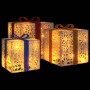 Illuminated Christmas gift boxes 3 pcs 64 warm white LEDs by vidaXL, Christmas lights - Ref: Foro24-356244, Price: 36,03 €, D...