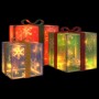 Beleuchtete Weihnachtsgeschenkboxen 3 Stück 64 warmweiße LEDs von vidaXL, Weihnachtsbeleuchtung - Ref: Foro24-356245, Preis: ...