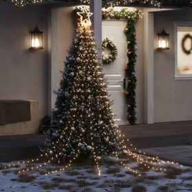 Luces para árbol de Navidad 320 LEDs blanco cálido 375 cm de vidaXL, Luces de Navidad - Ref: Foro24-356923, Precio: 27,99 €, ...