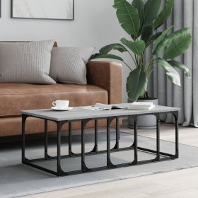 Sonoma gray engineered wood coffee table 100x50x35.5 cm by vidaXL, Coffee table - Ref: Foro24-833381, Price: 48,99 €, Discoun...