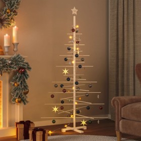 Wooden Christmas tree ornament solid pine wood 180 cm by vidaXL, Christmas trees - Ref: Foro24-357991, Price: 32,92 €, Discou...