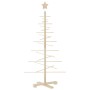 Wooden Christmas tree ornament solid pine wood 125 cm by vidaXL, Christmas trees - Ref: Foro24-357989, Price: 48,99 €, Discou...