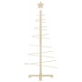 Árbol de Navidad de madera de adorno madera maciza pino 125 cm de vidaXL, Arboles de navidad - Ref: Foro24-357989, Precio: 31...