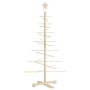 Árbol de Navidad de madera de adorno madera maciza pino 125 cm de vidaXL, Arboles de navidad - Ref: Foro24-357989, Precio: 31...