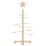 Wooden Christmas tree ornament solid pine wood 75 cm by vidaXL, Christmas trees - Ref: Foro24-357988, Price: 22,97 €, Discoun...