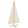 Árbol de Navidad de madera de adorno madera maciza pino 120 cm de vidaXL, Arboles de navidad - Ref: Foro24-357995, Precio: 52...