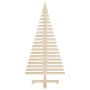 Holz-Weihnachtsbaumschmuck aus massivem Kiefernholz 120 cm von vidaXL, Weihnachtsbäume - Ref: Foro24-357995, Preis: 52,86 €, ...