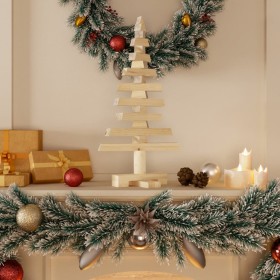 Árbol de Navidad de madera de adorno madera maciza pino 60 cm de vidaXL, Arboles de navidad - Ref: Foro24-357993, Precio: 39,...