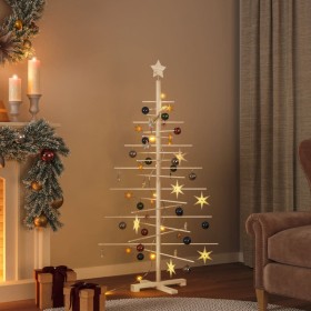 Wooden Christmas tree ornament solid pine wood 150 cm by vidaXL, Christmas trees - Ref: Foro24-357990, Price: 28,46 €, Discou...