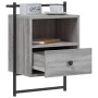 Wall-mounted bedside tables 2 units Sonoma grey 40x30x61 cm by vidaXL, Nightstands - Ref: Foro24-833440, Price: 64,88 €, Disc...