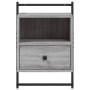 Wall-mounted bedside tables 2 units Sonoma grey 40x30x61 cm by vidaXL, Nightstands - Ref: Foro24-833440, Price: 64,88 €, Disc...