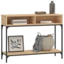 Sonoma oak engineered wood console table 100x30.5x75 cm by vidaXL, Side tables - Ref: Foro24-833389, Price: 63,53 €, Discount: %