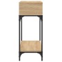 Mesa consola madera de ingeniería roble Sonoma 100x30,5x75 cm de vidaXL, Mesas auxiliares - Ref: Foro24-833389, Precio: 63,53...