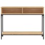 Sonoma oak engineered wood console table 100x30.5x75 cm by vidaXL, Side tables - Ref: Foro24-833389, Price: 63,53 €, Discount: %