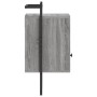 Mesita de noche de pared gris Sonoma 40x30x61 cm de vidaXL, Mesitas de noche - Ref: Foro24-833439, Precio: 54,99 €, Descuento: %