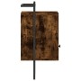 Wall bedside tables 2 units smoked oak 40x30x61 cm by vidaXL, Nightstands - Ref: Foro24-833438, Price: 48,47 €, Discount: %