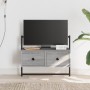 Wall-mounted TV stand in gray Sonoma engineered wood, 60.5x30x51 cm by vidaXL, TV Furniture - Ref: Foro24-833456, Price: 39,1...