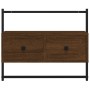 Mueble TV de pared madera ingeniería marrón roble 60,5x30x51 cm de vidaXL, Muebles TV - Ref: Foro24-833457, Precio: 39,58 €, ...